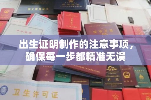 左云出生证明制作的注意事项，确保每一步都精准无误