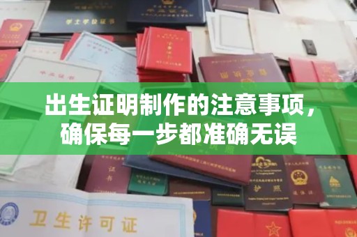 左云出生证明制作的注意事项，确保每一步都准确无误