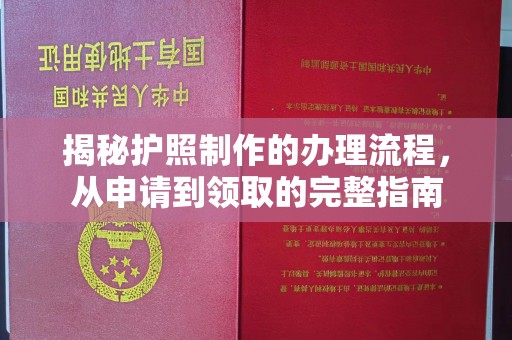 左云揭秘护照制作的办理流程，从申请到领取的完整指南