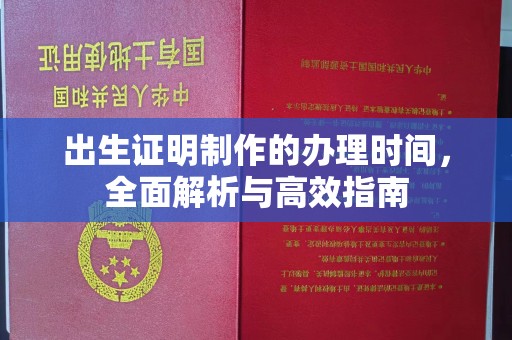 左云出生证明制作的办理时间，全面解析与高效指南