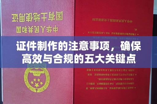 左云证件制作的注意事项，确保高效与合规的五大关键点