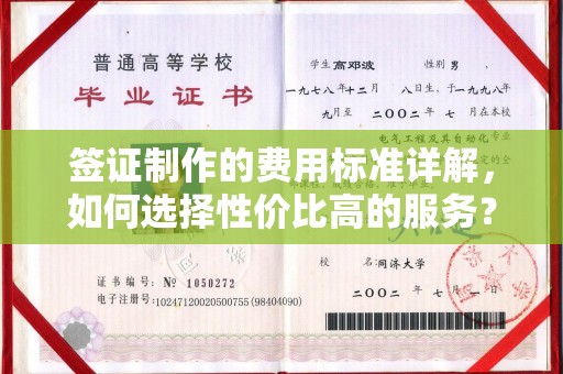左云签证制作的费用标准详解，如何选择性价比高的服务？